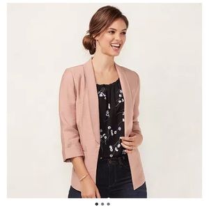 Blush Lauren Conrad Open Blazer